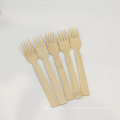 Organic natural disposble bamboo cutlery / flatware set 170mm